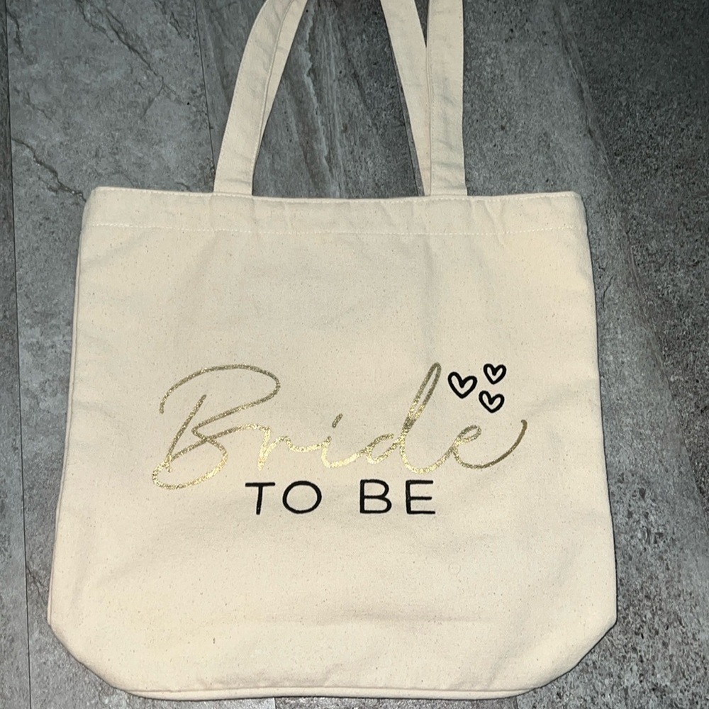 Bride To Be canvas tote bag